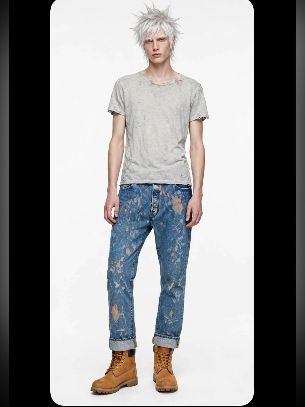 Levi’s perfectly imperfect button fly jeans